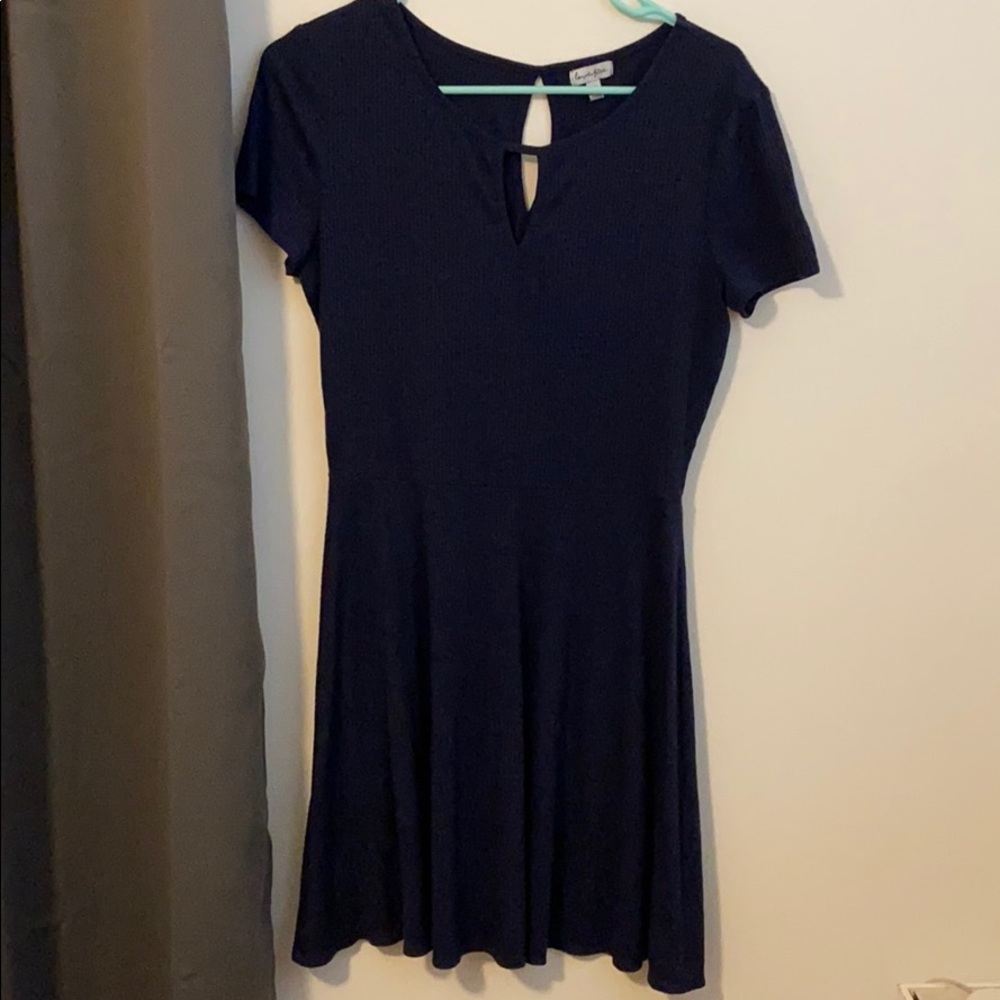 Blue dress